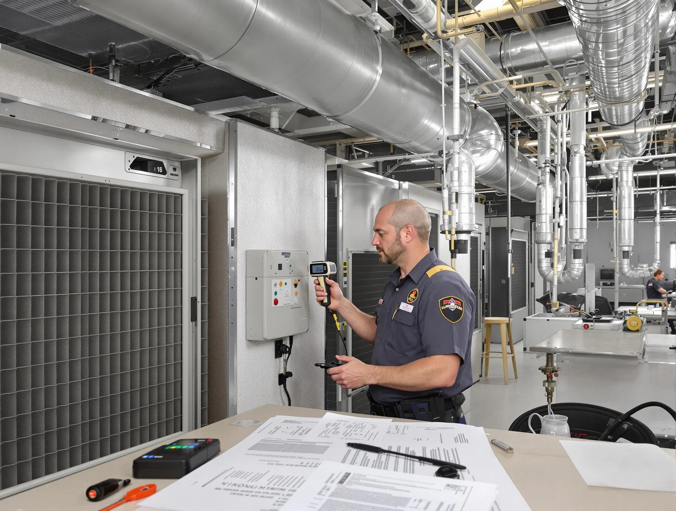 Professional filter system inspection by Tewksbury Air Duct Cleaning in Tewksbury