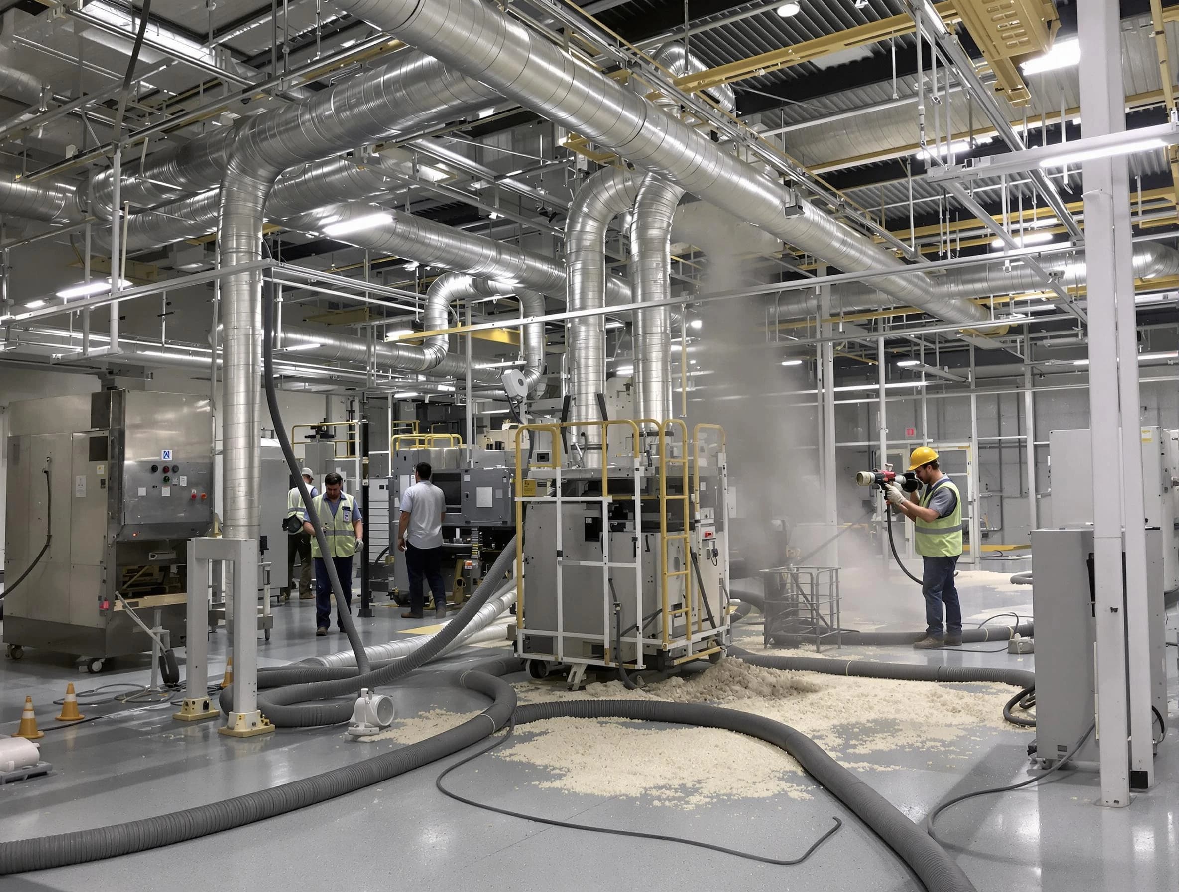 Heavy-duty industrial duct cleaning by Tewksbury Air Duct Cleaning in Tewksbury