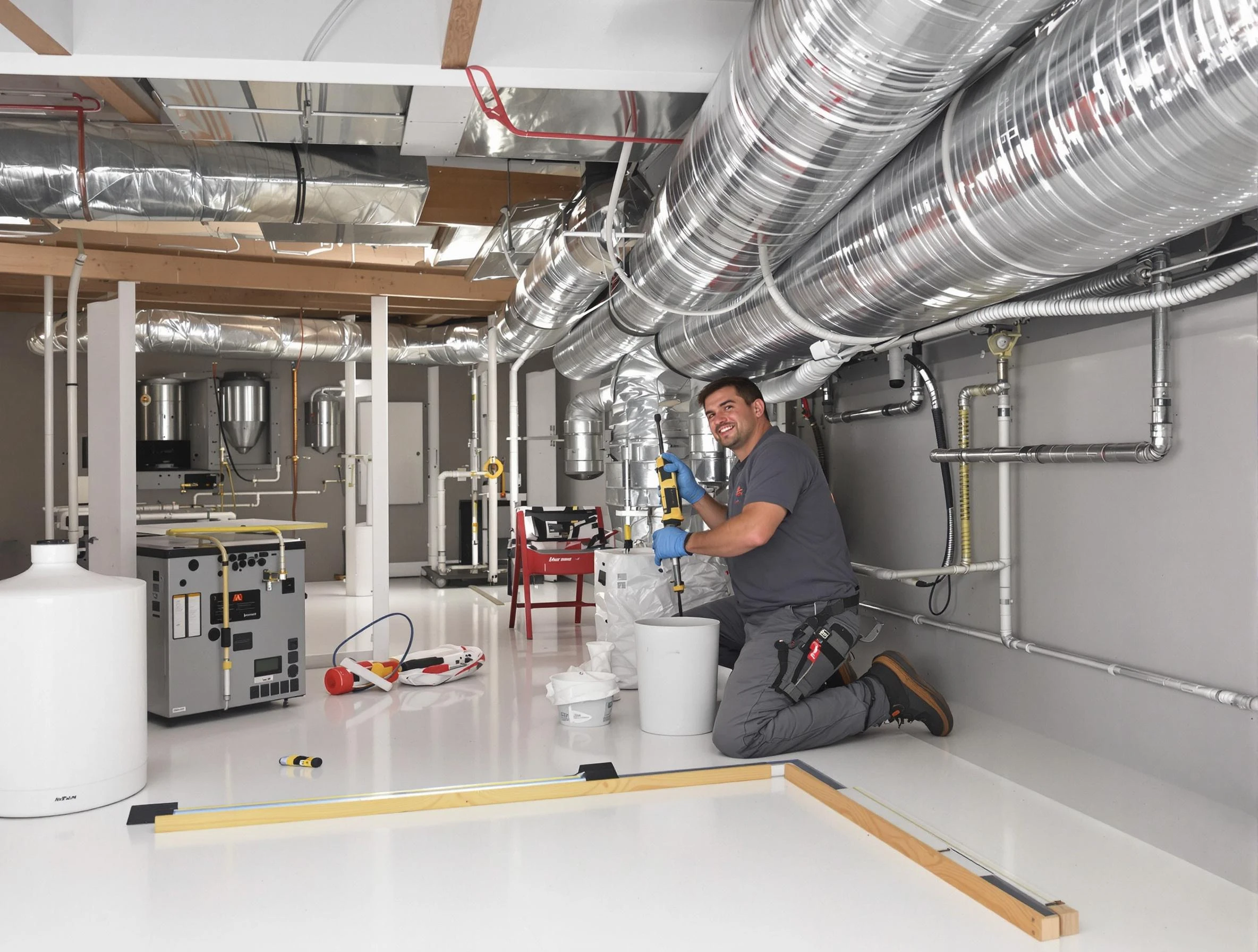 Professional duct sealing service by Tewksbury Air Duct Cleaning in Tewksbury