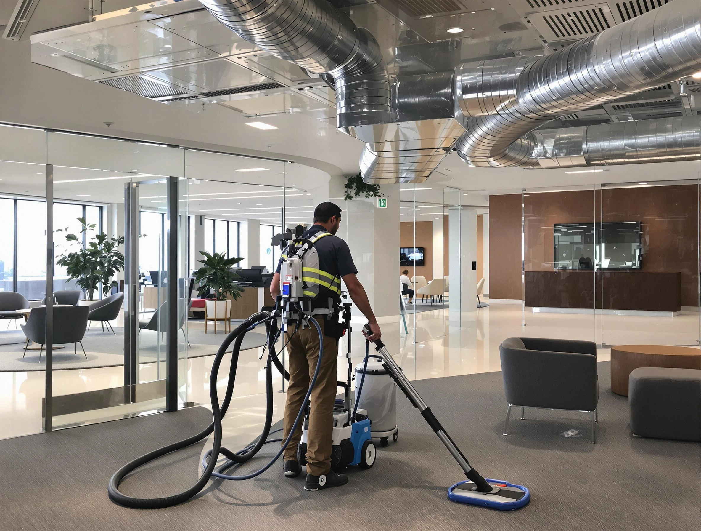 Commercial duct cleaning service by Tewksbury Air Duct Cleaning in Tewksbury