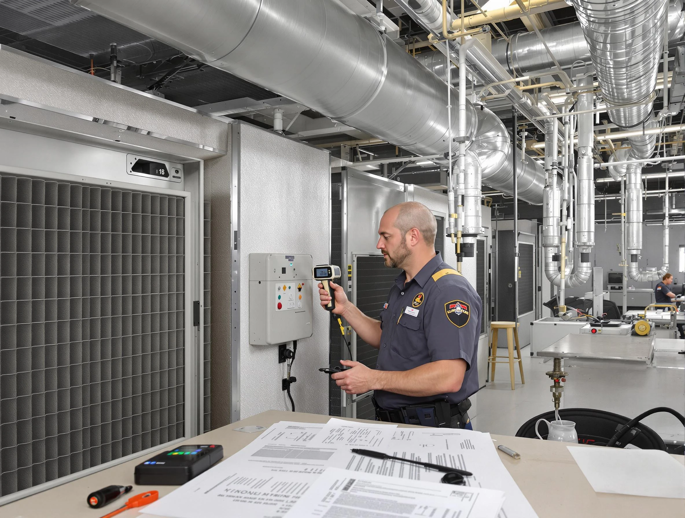 Professional filter system inspection by Tewksbury Air Duct Cleaning in Tewksbury