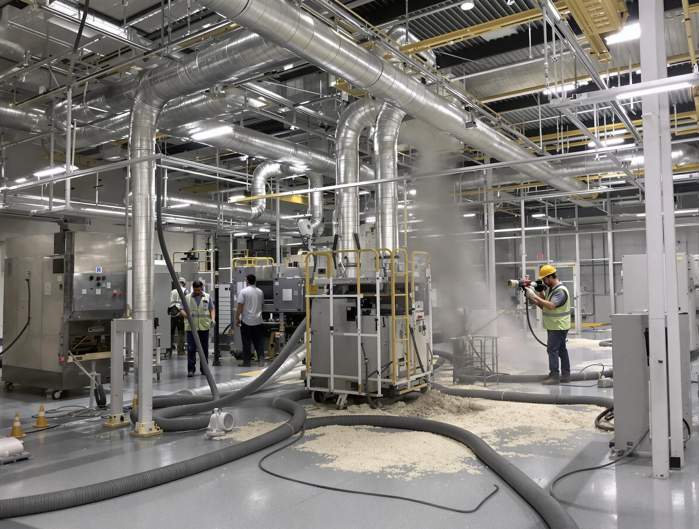 Heavy-duty industrial duct cleaning by Tewksbury Air Duct Cleaning in Tewksbury